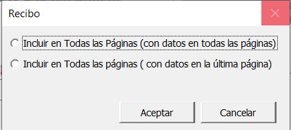 insertar recibo